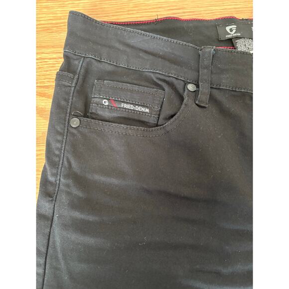 Fried Denim Men’s Black Jeans Sz 32/32 Slim Fit All Black - Picture 3 of 6